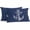 Navy Blue, variant on Throw Pillow Covers 16x16 Inch Set of 2, Nautical Anchor Waterproof Outdoor Pillow Covers, Navy Blue Coastal Marine Minimalist Rope Decorative Cushion Pillowcases for Couch, Sofa, Bed, Garden, Patio