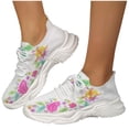 thumbnail image 3 of XIMIN Women's Travel Walking Shoes Lightweight Breathable Non Slip Fashion Sneakers Casual Sports Footwear (Pink, 6.5), 3 of 8