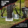 thumbnail image 7 of Motorcycle Carrier, 2in Hitch, for Car Truck SUV,  Extra-Long 6' Ramp, 400 lb Capacity, Dirt Bike Carrier, Black Widow, 7 of 7