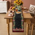 thumbnail image 2 of Red Plaid Christmas Table Runner 70 Inches Long Farmhouse Dress Scarves, Xmas Snowflake Botanical Poinsettia Dining Tablerunner for Coffee Table/Kitchen Island/Party Décor, 13" x 70", 2 of 8