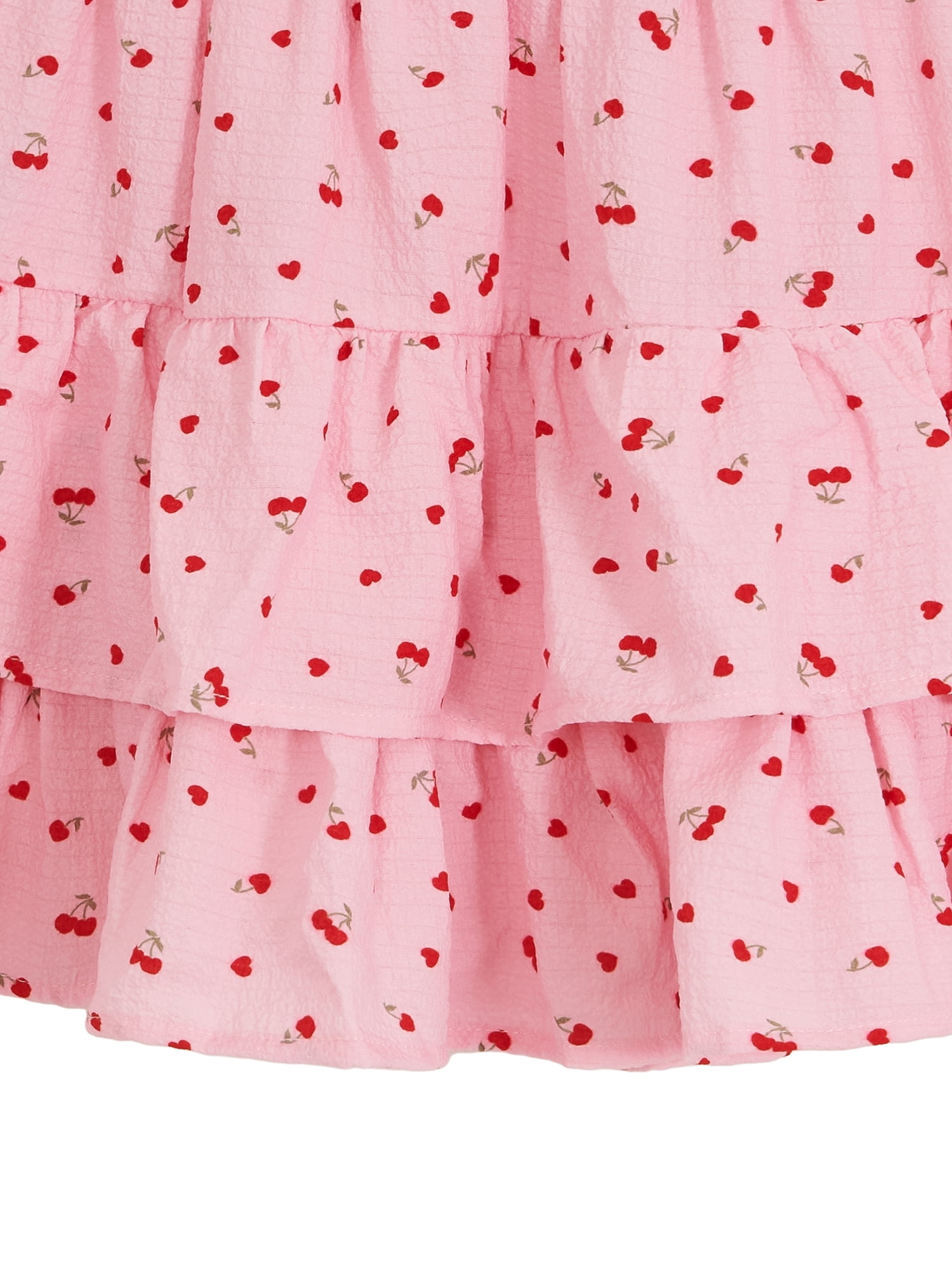 Way to Celebrate Girls' Valentine's Day Tiered Skirt, Sizes 4-18 & Plus