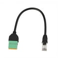 thumbnail image 2 of RJ45 Adapter Cable Plug to 8-Pin Spring Terminal Adapter with Shielded RJ45 Socket for Stable Signal Transmission UTP Cat5e Cat6  Cable, 2 of 7