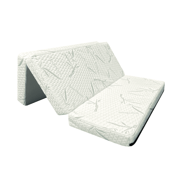 Colchón de Cuna de Bebé MLB para Viaje Plegable HD Funda de Bambú Impermeable 102 x 71 x 6 cm Hecho en México