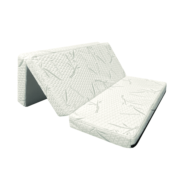 Colchón de Cuna de Bebé MLB para Viaje Plegable HD Funda de Bambú Impermeable 102 x 71 x 6 cm Hecho en México