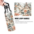 thumbnail image 4 of Yayeee 20oz Insulated Water Bottle Double Wall Stainless Steel with Flip Straw Lid, Mountain Pattern, 4 of 7