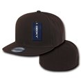 thumbnail image 4 of Decky RP1-PL-BRN-22 Retro Fitted Caps Brown - 6.86, 4 of 4