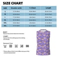 thumbnail image 5 of Goofa Pugs and Flowers Printed Men's Sleeveless T-Shirt - Athletic Gym Workout Tank Top for Men - Moisture-Wicking, UPF 30+ Quick-Dry Muscle Tee-Medium, 5 of 8