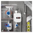 thumbnail image 2 of 3500W Mini Instant Water Heater Shower LCD Digital Display Bathroom Faucet Hot Water Heater Kitchen Tankless Instant Heating ,Security Protection Design, 2 of 7