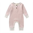 thumbnail image 2 of Vêtements pour Tout-Petits Filles Garçons Tenues d'Automne Combinaison Rayée à Manches Longues, 2 of 2