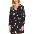 thumbnail image 1 of 1.STATE Womens Floral A-line Dress, Black, Small, 1 of 1