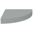 thumbnail image 1 of Estante Flotante de Esquina Casafoyer Gris 25x25x4 cm MDF, 1 of 5