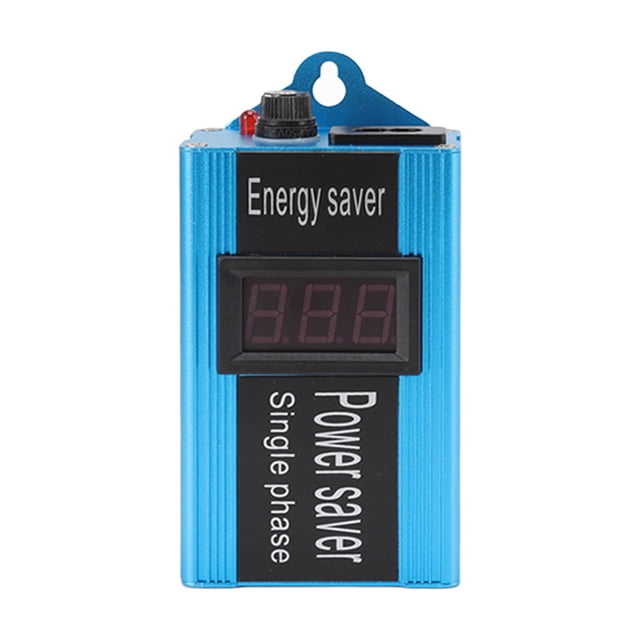 Power Saver, US 90-250V Electricity Energy Saver Digital Leakage Protection Easy To Use 100KW For Shop Blue