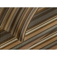 thumbnail image 4 of Ambesonne Abstract Quilted Bedspread Set 3 Pcs, Vertical Color Lines, King Size, Pale Caramel Chocolate, 4 of 5