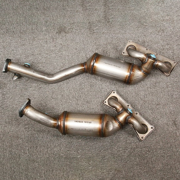 Set of 2 Front Manifold Catalytic Converter For 2007 TO 2010 BMW X5 Direct Fit