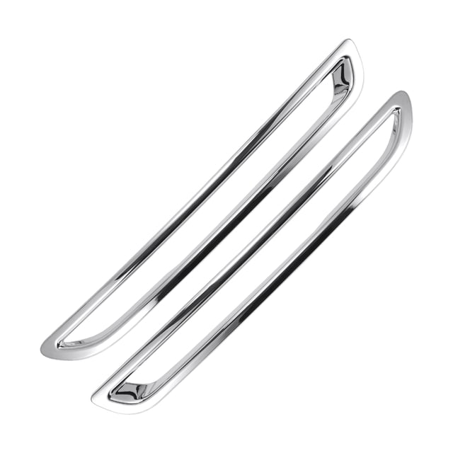 Recubrimiento de luz de niebla Unique Bargains para Mazda CX-30 2020-2022, recubrimiento de faro trasero izquierdo, derecho, marco de luz de niebla ABS, 1 par tono plateado