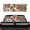 Brown Cow Print Pattern, variant on Pzuqiu Sunset Palm Tree Pattern Rear Window Stickers 66.9" x 22.4" for Trucks, Vinyl Truck Decals for Trucks, Full Coverage Rear Window Graphic Decoration