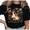 Black-1, variant on UNISHE Women's Funny Goose Graphic Tee Patriotic Americana Print Short Sleeve Crew Neck Top