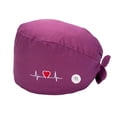 thumbnail image 1 of Gorros De Operación Enfermeras En Forma De Calabaza Servicio De Larga Duración Color Puro Pulido Opaco Botones De Colores Surtidos Gorros Bouffant Del Día De Navidad Moyic AP008660-06, 1 of 5