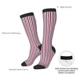 thumbnail image 5 of Knee High Socks for Women Red White And Blue Striped Long Tube Sock Uniform Socks, 5 of 7