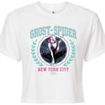 thumbnail image 3 of Marvel - Ghost Spider Collegiate - Juniors Cropped Graphic T-Shirt, 3 of 5