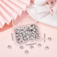 thumbnail image 6 of 1 Box 100Pcs Stainless Steel Heart Charms Hearts Charm Love Small Double Sided Puffy Valentine Mother's Day Charms, 6 of 9
