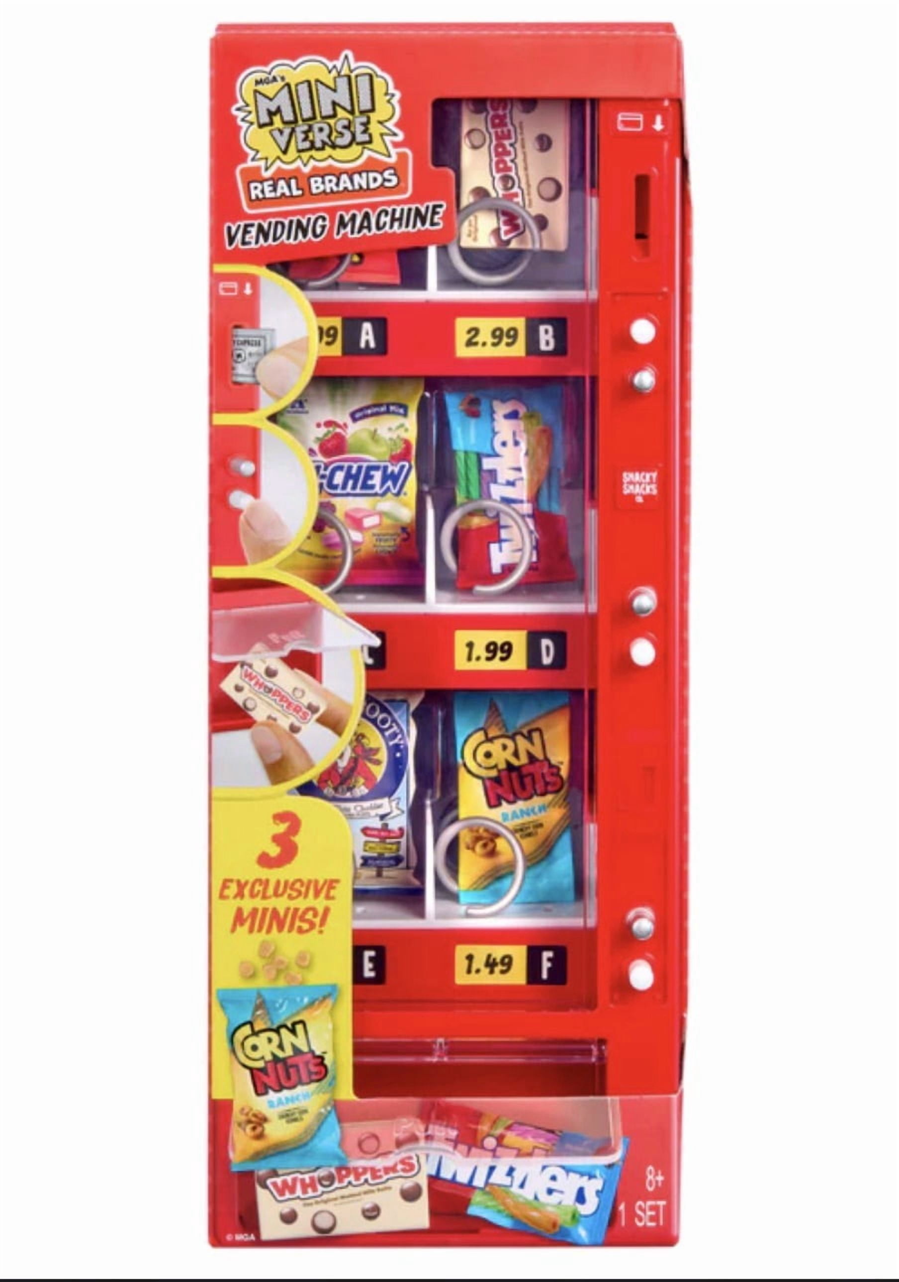 MGA Mini Verse Vending Machine Real Brands Red - Walmart.com