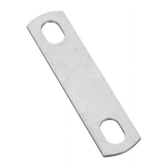0.83 x 2 in. Steel Carded U-Bolt Plate  Zinc Plated