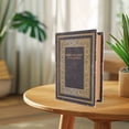 thumbnail image 3 of Book Shape Storage Box, Decorative prosthetic Book Wood and Leather European Style  for Hotel, 3 of 7