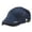Dark Blue, variant on dianhelloya Warm hat British Style Adjustable Buckle Thickened Fleece Lining Beret Hat Winter Flat Peaked Mid-aged Men Knitting Forward Hat Costume Accessories Dark Gray