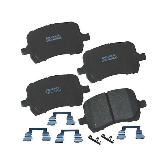 Front Brake Pad Set - Compatible with 2004 - 2012 Chevy Malibu 2005 2006 2007 2008 2009 2010 2011