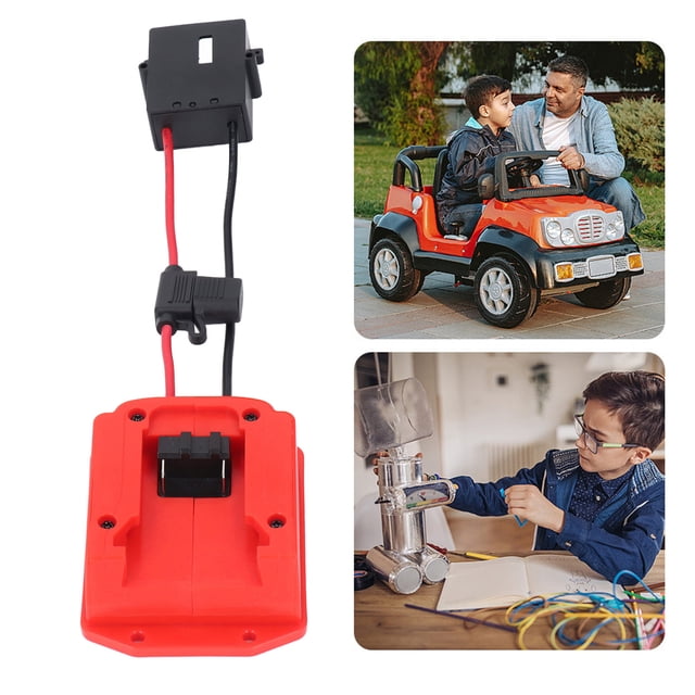 Adaptador De Batería Adaptador De Batería De Ruedas Eléctricas De Plástico ABS De 18 V Con Conector De Mazo De Cables Para 48-11-1828