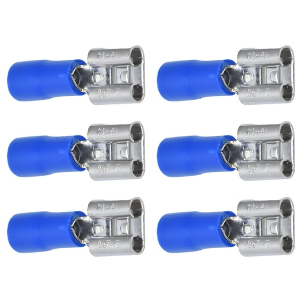 Spade Connector, Simple Operation 100PCS Female Spade Connector Thermal Insulation For