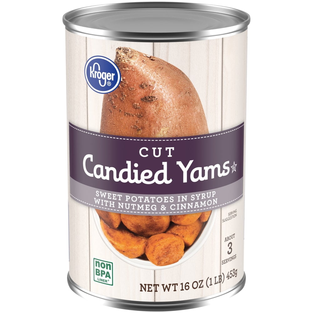 Kroger Cut Candied Sweet Potato Yams 16 oz - 5 Pack