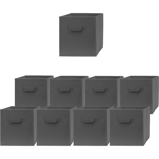 Storage Cubes 11 inch Cube Storage Bins (9 Pack) Foldable Cubby
