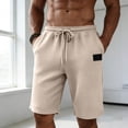 thumbnail image 2 of Timoontee Men's Cargo Shorts Mid Thigh Fit Adjustable Waist Multiple Storage Pockets Soft Comfortable Feel Great Yellow XL, 2 of 6