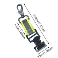 thumbnail image 2 of Hearth & Gear Reflective Tape Clip Key Gloves Chain Key Ring Holder For Turnout Gear For Fireman Outdoor Function Reflective Tape, 2 of 3