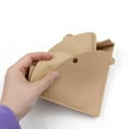 thumbnail image 3 of Sunjoy Tech Travel Coffee Filter Paper Case Dustproof Waterproof Faux Leather Hand-brewed Coffee Paper Holder Organizer Protector Sleeve Cover, 3 of 8