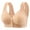 B204 Khaki minimizer bras for women clearance under $5, variant on Bras under $5! Cagogo Front Closure Push Up Bra for Women No Underwire Lifting Large Bust Bralettes Full Coverage Plus Size Wireless Supportive Everyday Bras Sleep Bra