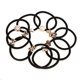 thumbnail image 4 of Accesorio para el cabello, 10 piezas, banda de goma para el cabello para mujeres y niñas, junta tórica de goma, artesanía superior, 4 of 8