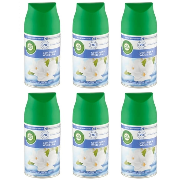 Air Wick Automatic Air Freshener Spray Refill, 1ct, Fresh Linen, Essential Oils