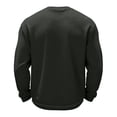thumbnail image 5 of Hearthz S-5XL Ghost Pumpkin Spider Web Graphic Men's Sweatshirts Waffle Knit Long Sleeve T Shirt Men Halloween Fall Pullover Men, 5 of 6