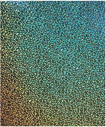 Holographic Self Adhesive Paper 5 Sheets 8 5 X 11 Inch Sparkle