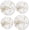 Elegant White Marble, variant on Stylish Burner Covers Set of 4 for Range Accessories, Gratitudes Chalkboard Metal Stove Burner Cover for Expanding Counter Space Stovetop Decor, Burner Covers for Electric Stove