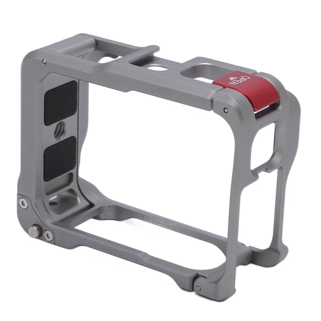 Camera Frame Cage, Aluminum Alloy Cold Shoe Mount Protective Camera Housing Frame Cage Lightweight for Photography