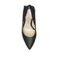 thumbnail image 4 of Jessica Simpson Pestara Black Slip On Pointed Toe Stiletto Heel Studded Pumps (Black, 7), 4 of 5