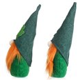 thumbnail image 2 of Decoraciones del día de San irlandés Gnomo de peluche hecho a mano sin para la decoración de la mesa del hogar, regalos para niños, B, 2 of 5