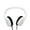 White-WH-home supplies, variant on ABPWLY Home Kubite Kids On-Ear Headphones Foldable Stereo Wired Headset with Microphone 3.5mm Jack for Children Dorm Room Essential