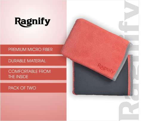 Ragnify Pack of 2 Clay Mitt Auto Detailing Medium Grade Clay Bar  Alternative Mitt for Flawless Removal of Surface Bonded Micro Contaminant  (Gray)