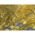 thumbnail image 4 of Ambesonne Yellow and Blue Quilted Bedspread Set 3 Pcs, Aspen Trees, Queen Size, Yellow, 4 of 5