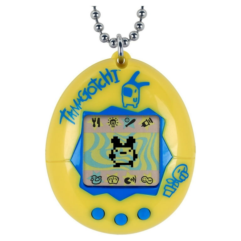 Original Tamagotchi - Yellow with Blue Electronic Pet